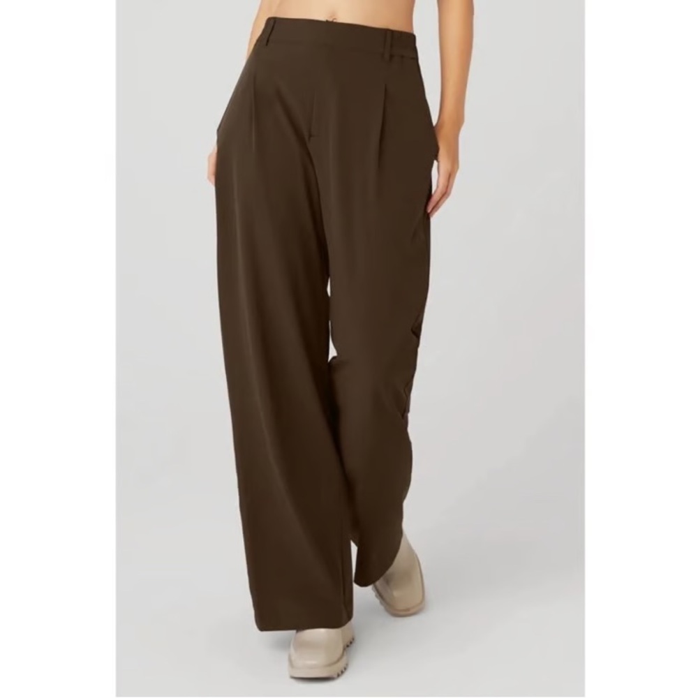 ALO Yoga High-Waist Pursuit Trouser Espresso size M